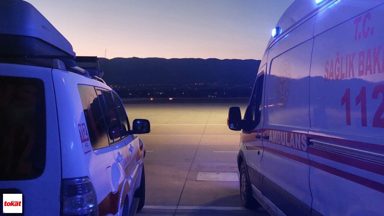 Tokat 11 Yaşındaki Hasta Uçak Ambulans Ankara Sevk1