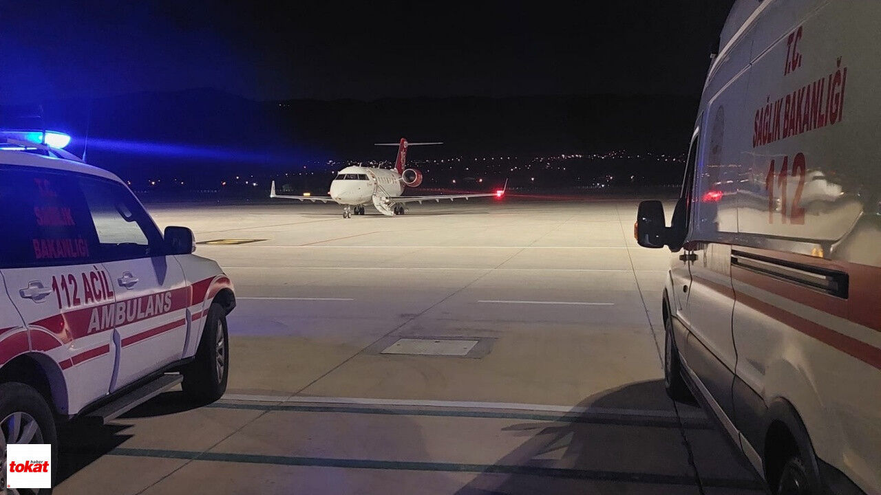 Tokat 11 Yaşındaki Hasta Uçak Ambulans Ankara Sevk2