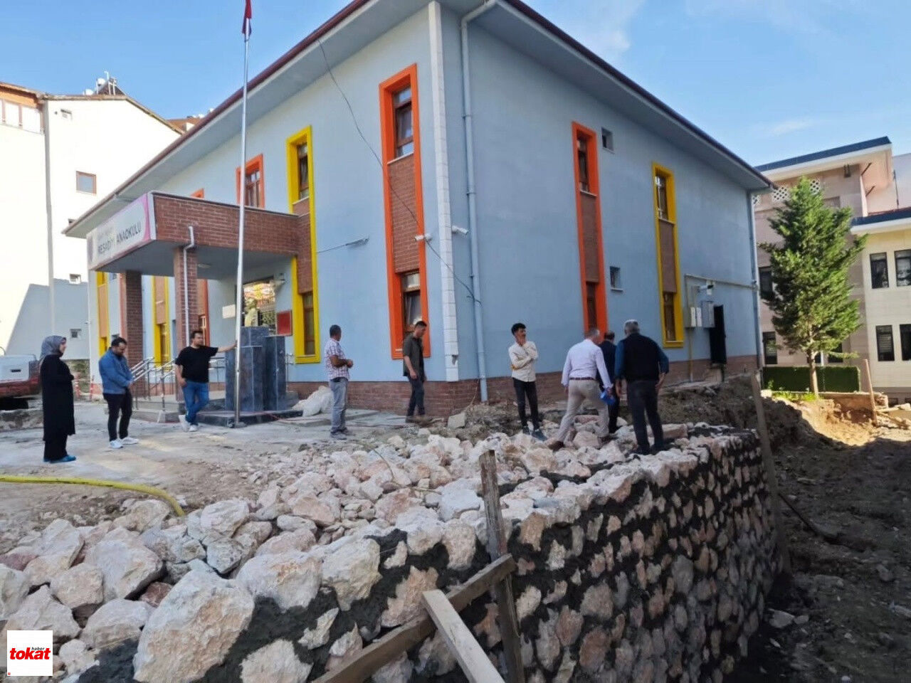 Tokat Reşadiye Anaokulu Hasar Gören Duvar2