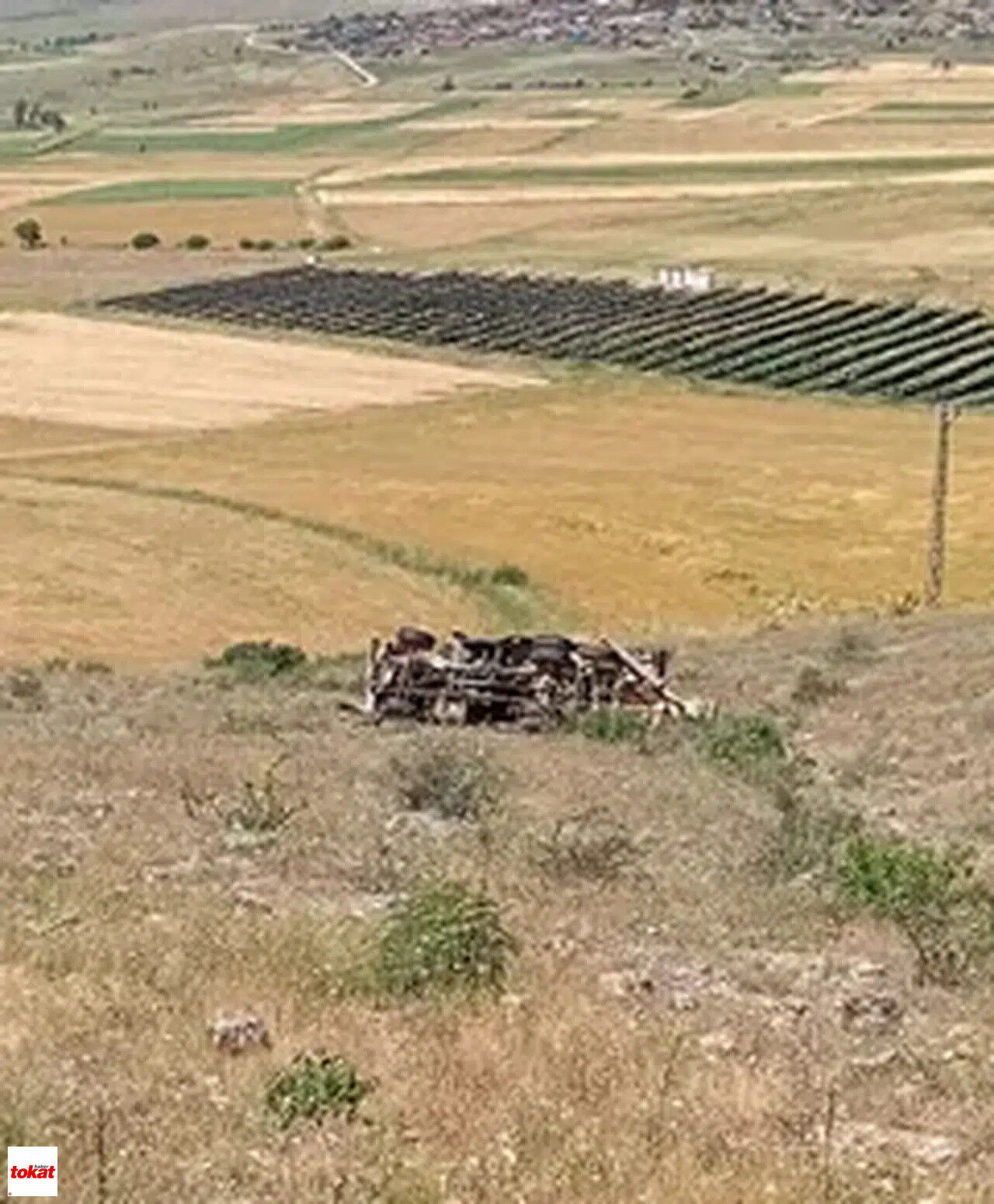 Tokat Sivas Yolu Iş Makinesi Kazası