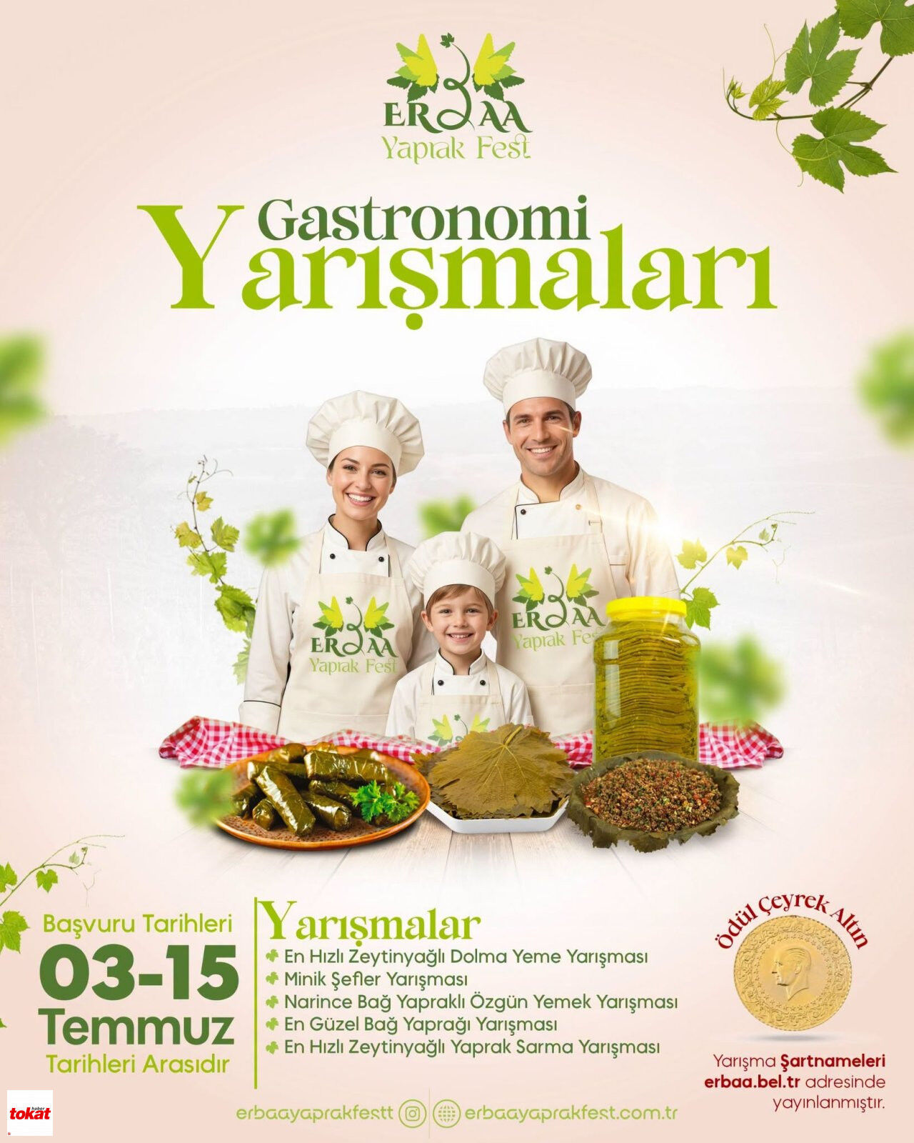 erbaa yaprak yarış