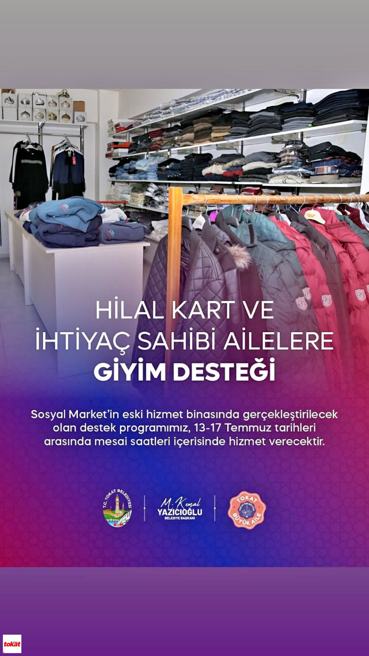 Belediye Sosyal Market Ilan