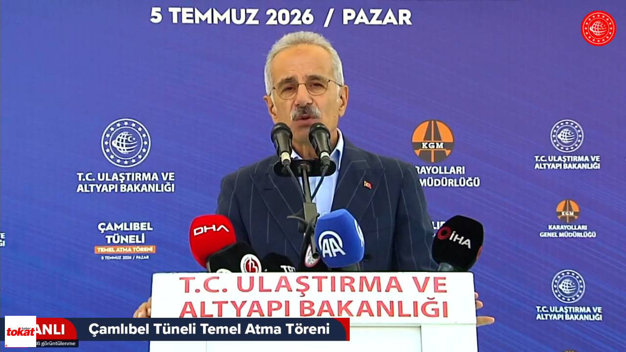 Çamlıbel Tünel Temel Atma Bakan (1)