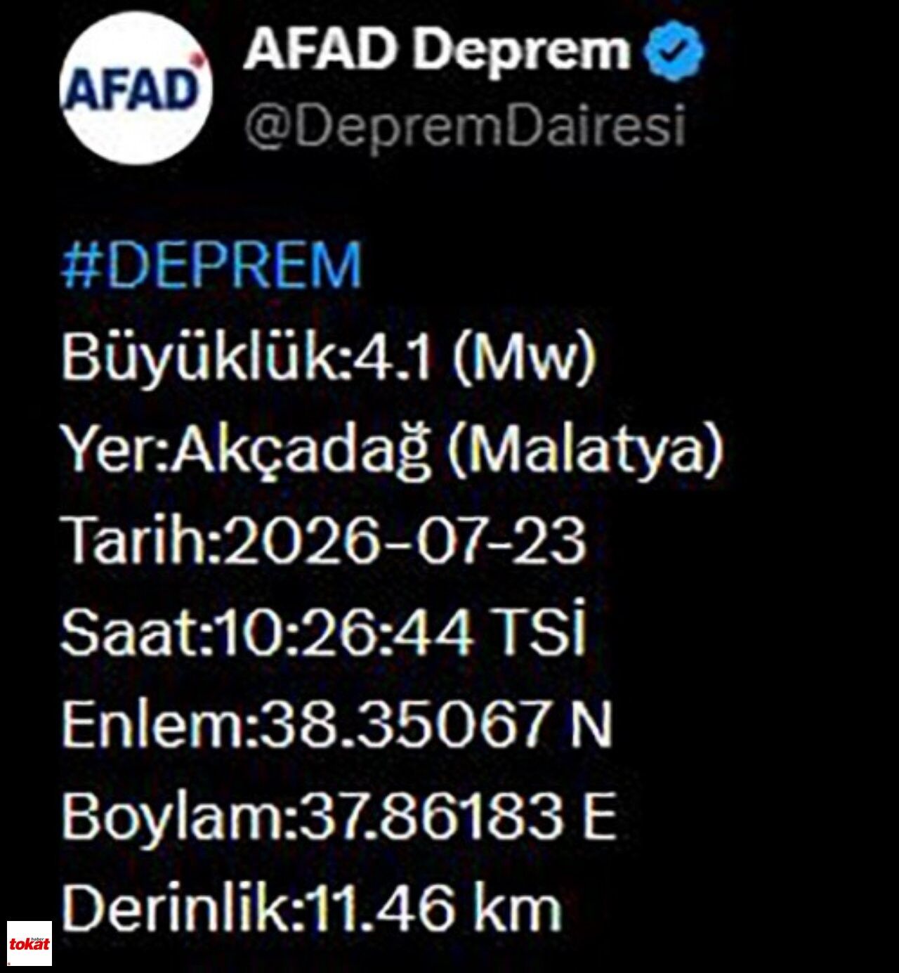 Deprem Malatya