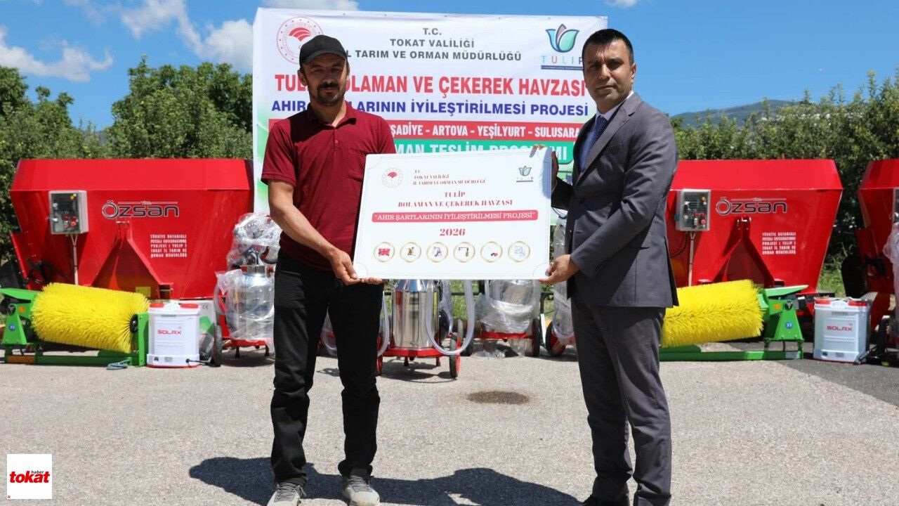 Tokat Tulip Projesi Makine Ekipman Teslim Töreni6