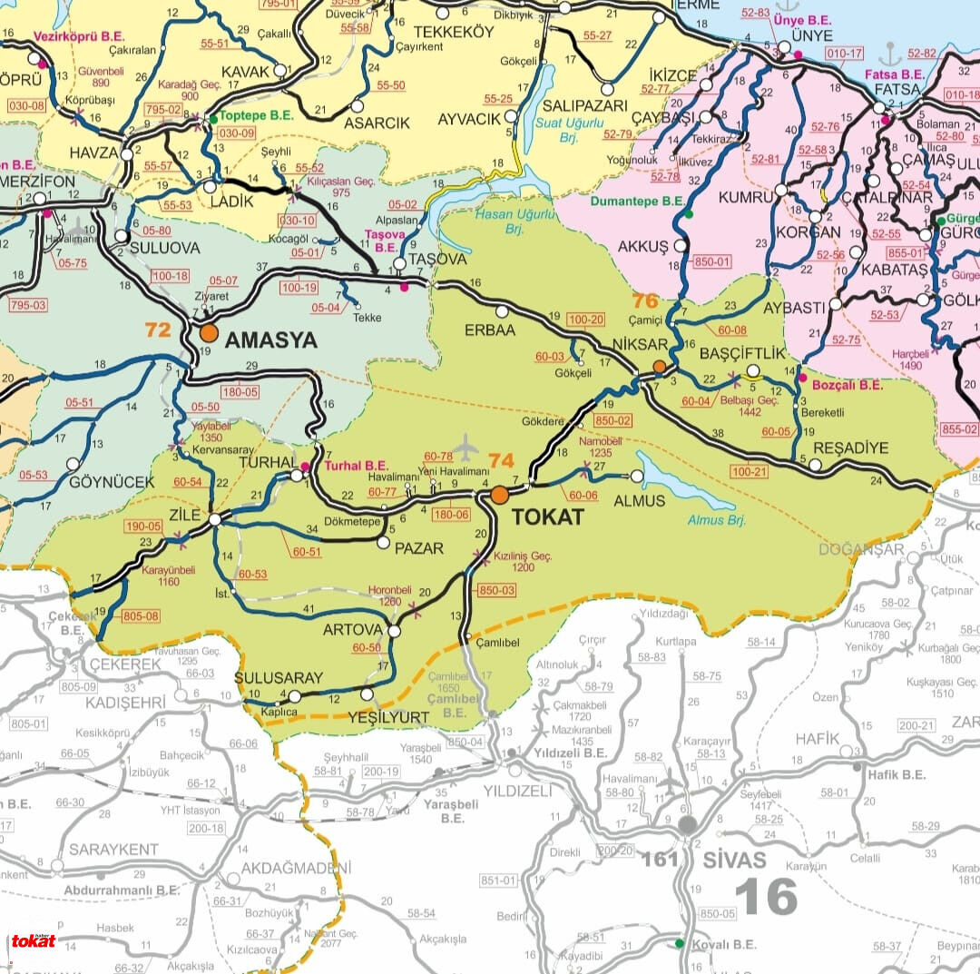 Tokat Karayolu Rekabetinde Geri Kaldı 6 İl Arasında 5. Oldu Bölgede Amasya Ve Çorum Daha Ön Plana Çıktı