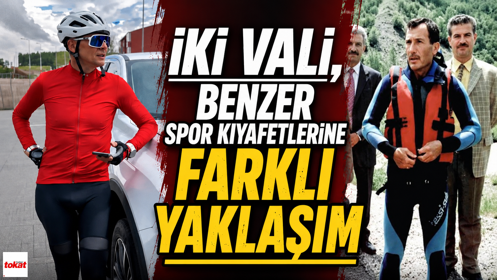 İki Vali, Benzer Spor Kıyafetlerine Farklı Yaklaşım