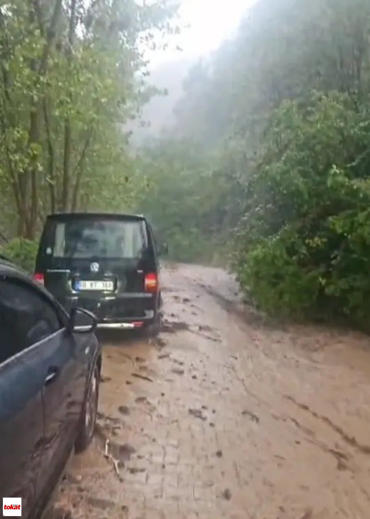 Samsun Tokat Yolu Araçlar Mahsur Kaldı2