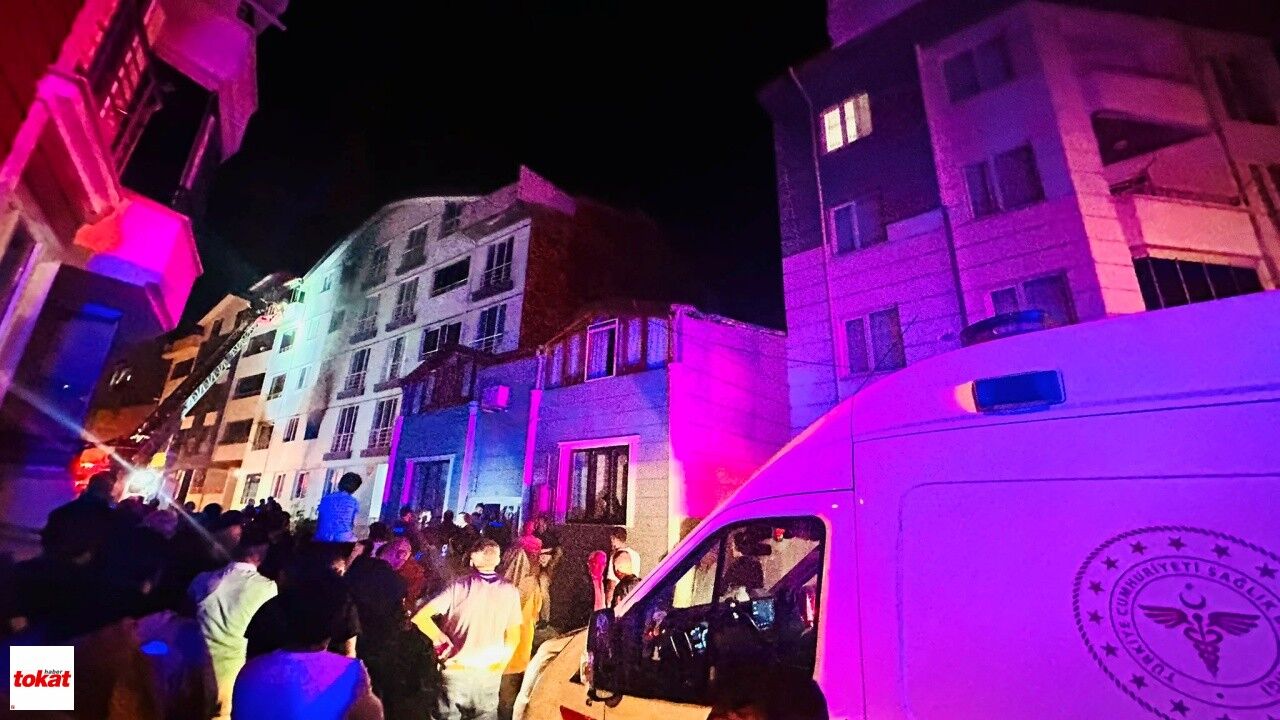 Tokat Apartman Dairesi Yangın