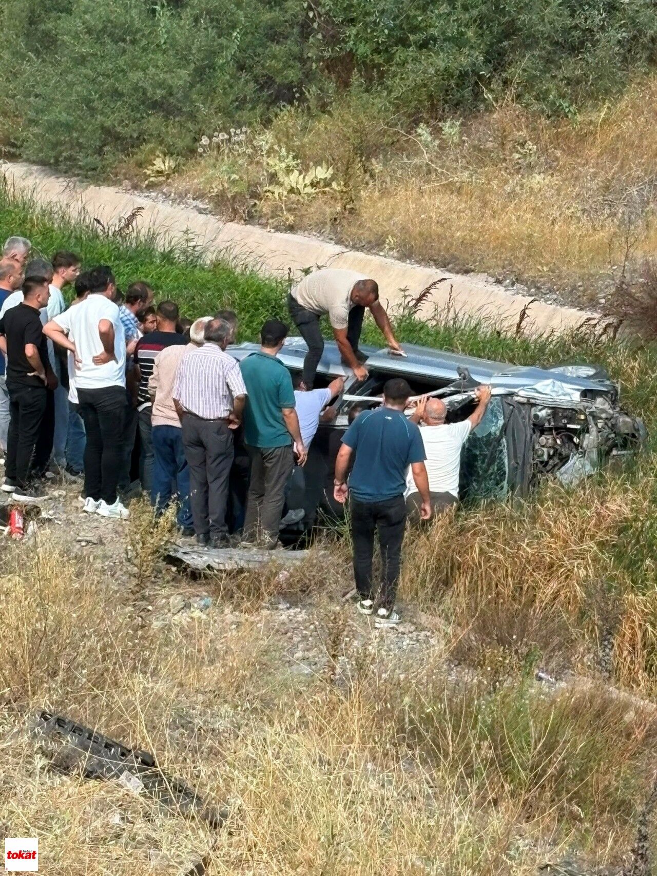 Tokat Niksar Yolu Gümenek Mevkii Kaza1