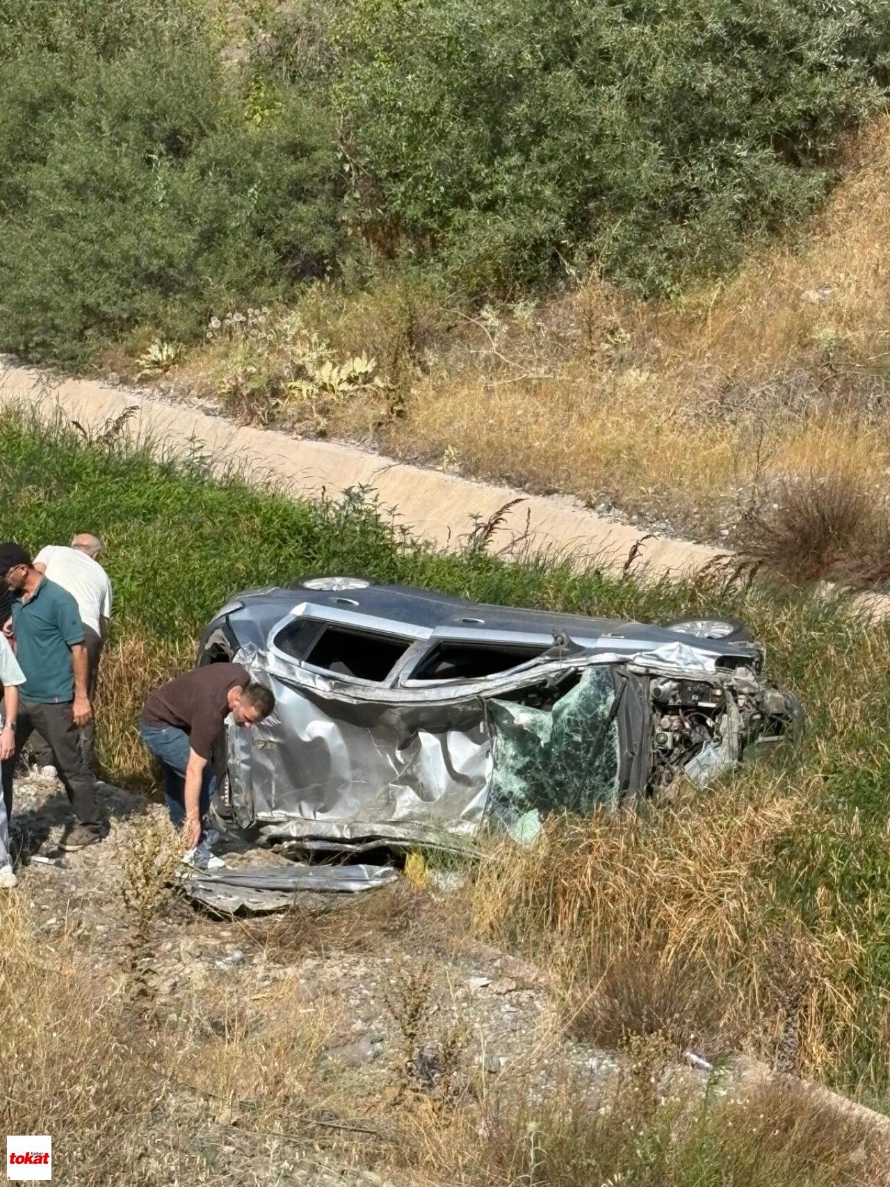 Tokat Niksar Yolu Gümenek Mevkii Kaza2