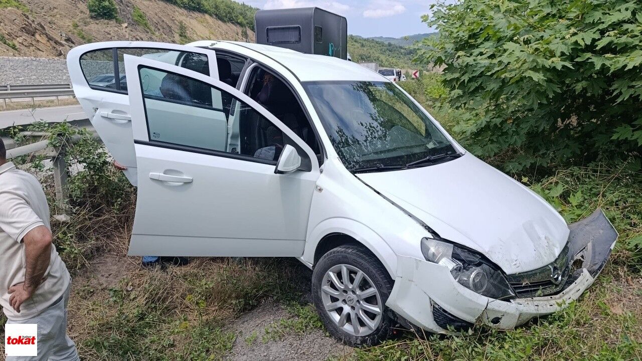 Tokat Plakalı Otomobil Samsun Kavak Kaza