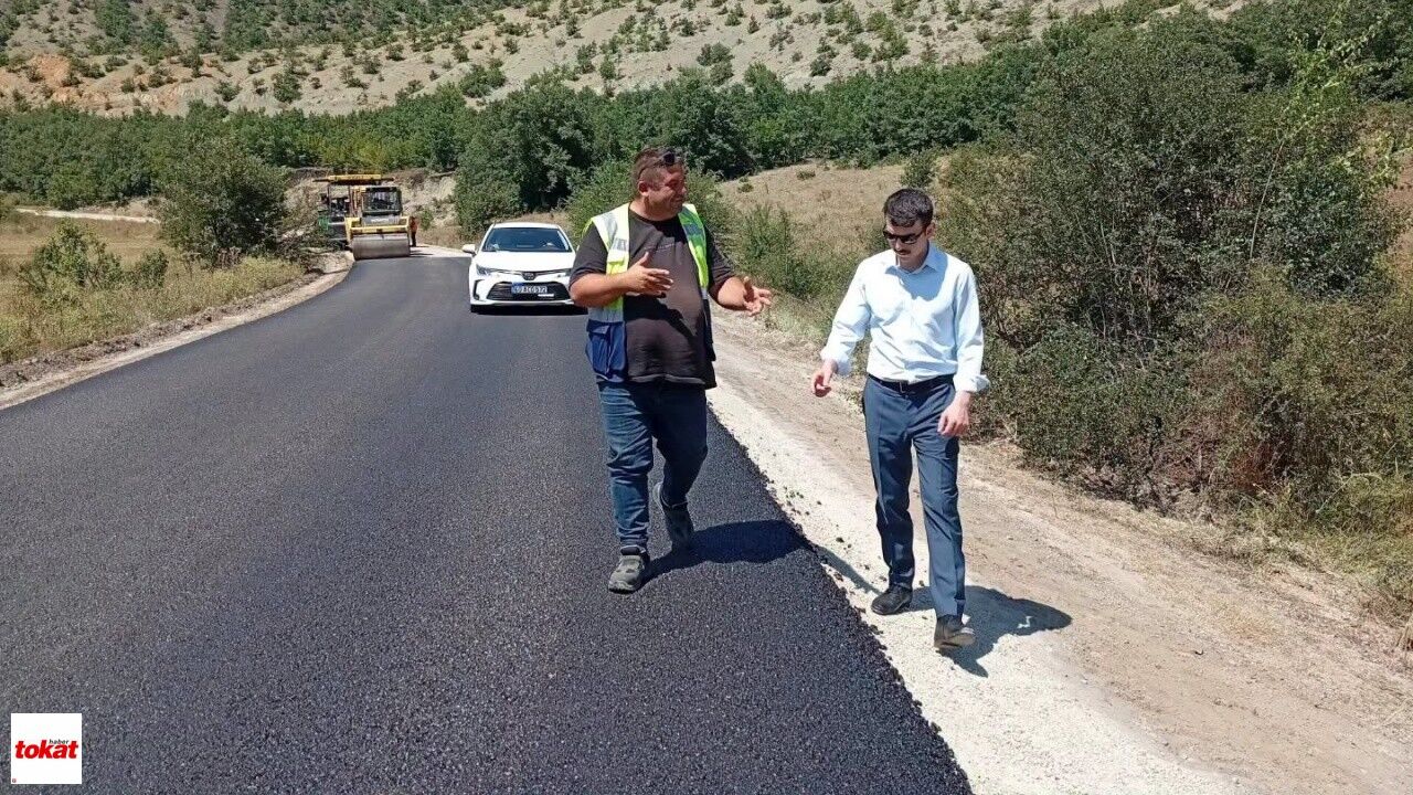 Tokat Reşadiye Tozanlı Grup Yolu Asfalt Çalışmaları3