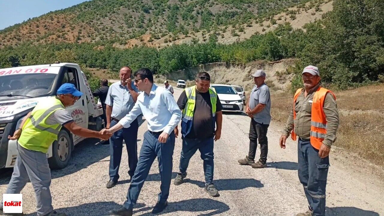 Tokat Reşadiye Tozanlı Grup Yolu Asfalt Çalışmaları4