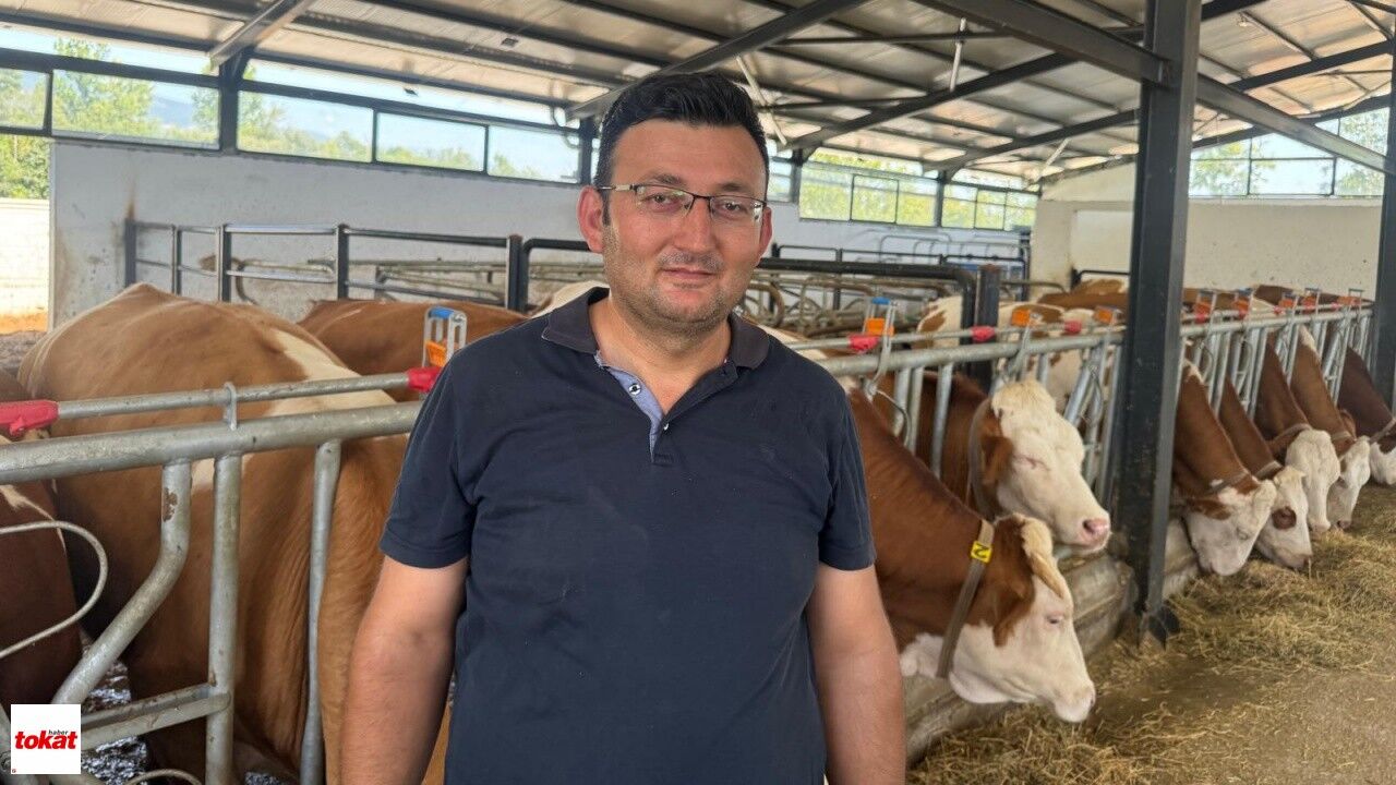 Tokatlı Besici Tkdk'den Aldığı Destekle Kurduğu Çiftlikte Hayvan Sayısını Artırdı
