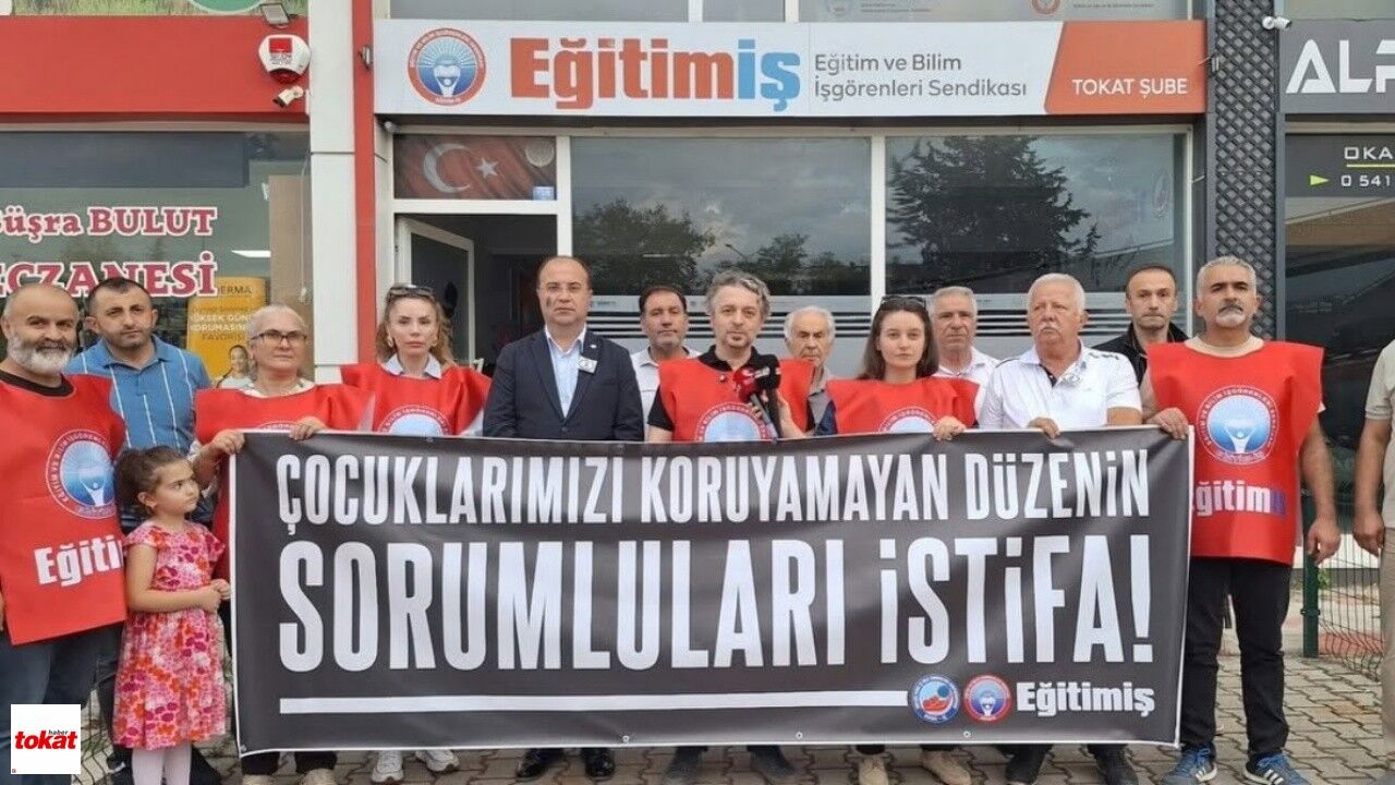 Eğitim İş Tokat Şubesi Okullardaki Şiddet Olayları Tepki