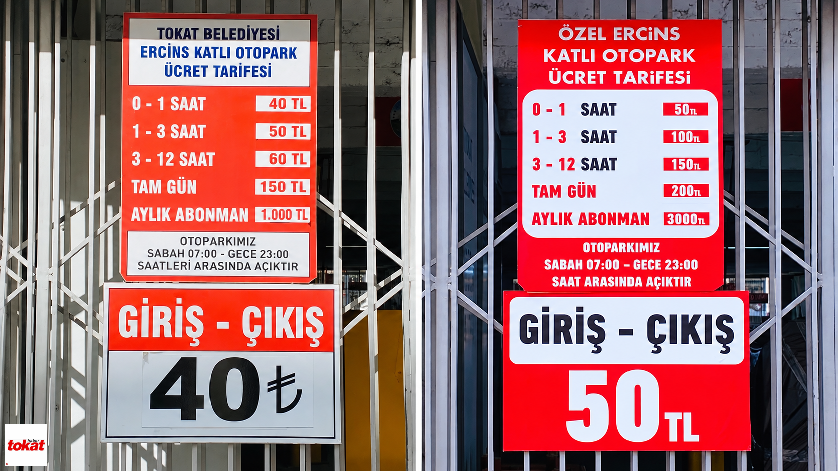 Otopark Ücret
