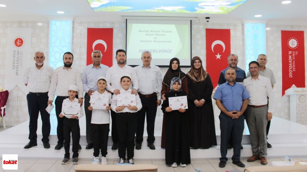Tokat’ta küçük hafızlar yarıştı: İl birincileri belli oldu