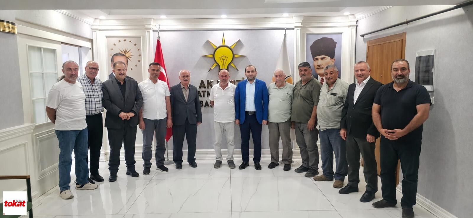 Gökdere Havzası Yönetiminden AK Parti Tokat Merkez İlçe Başkanı Ali Çalışkan’a Ziyaret