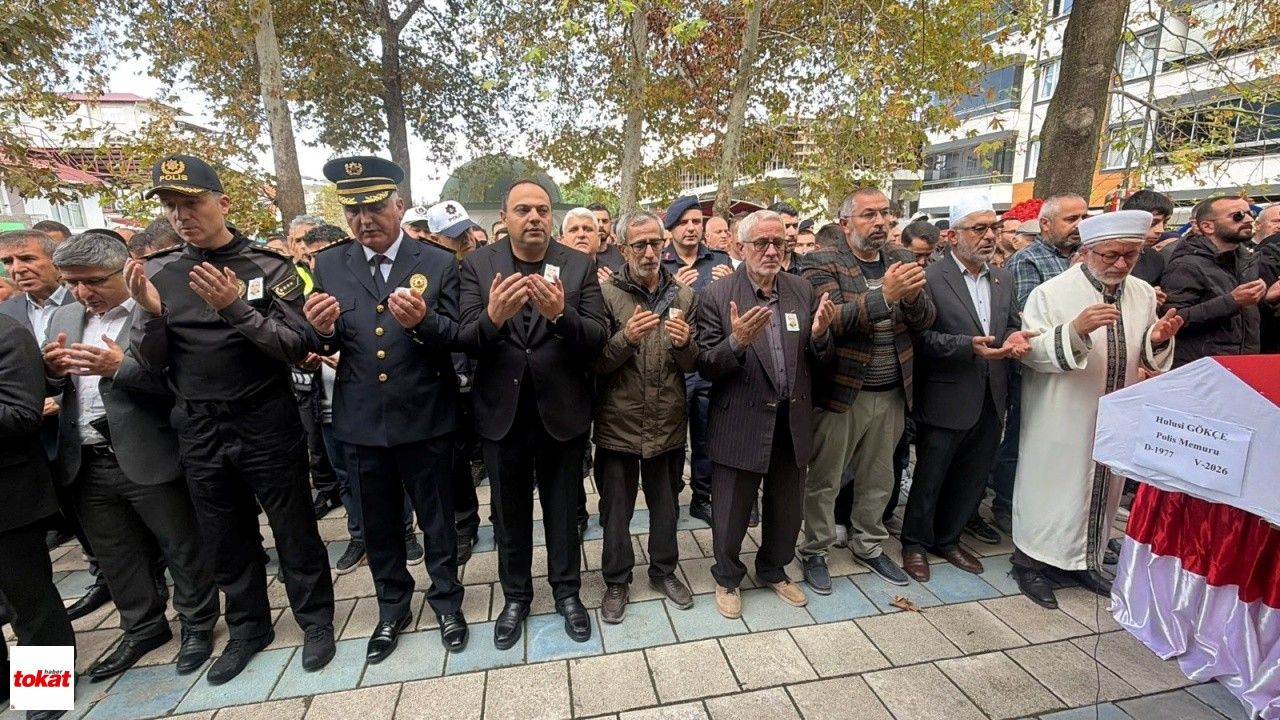 Polis Memuru Hulusi Gökçe Erbaa’da Son Yolculuğuna Uğurlandı