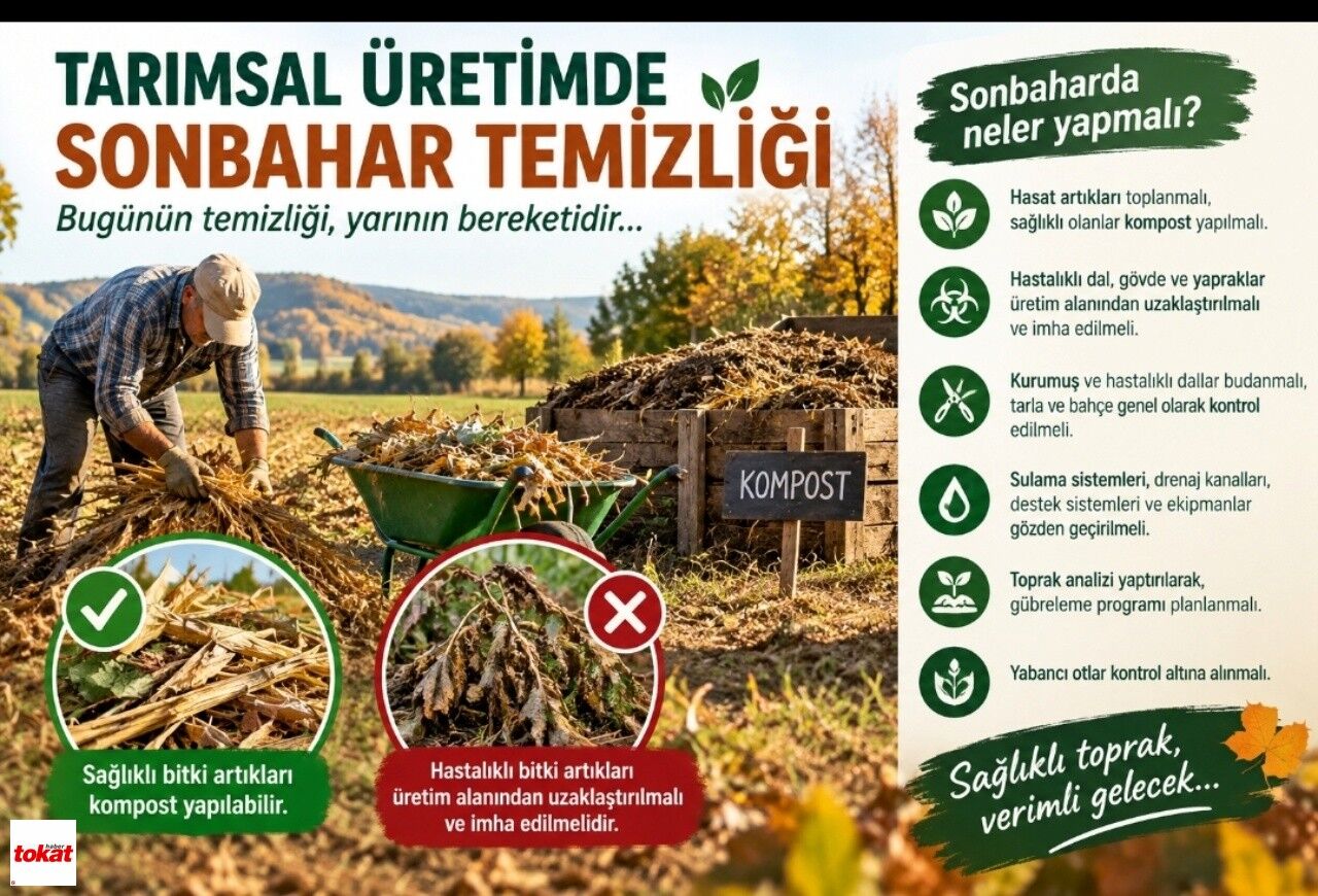 Tarımsal Üretimde Sonbahar Temizliği